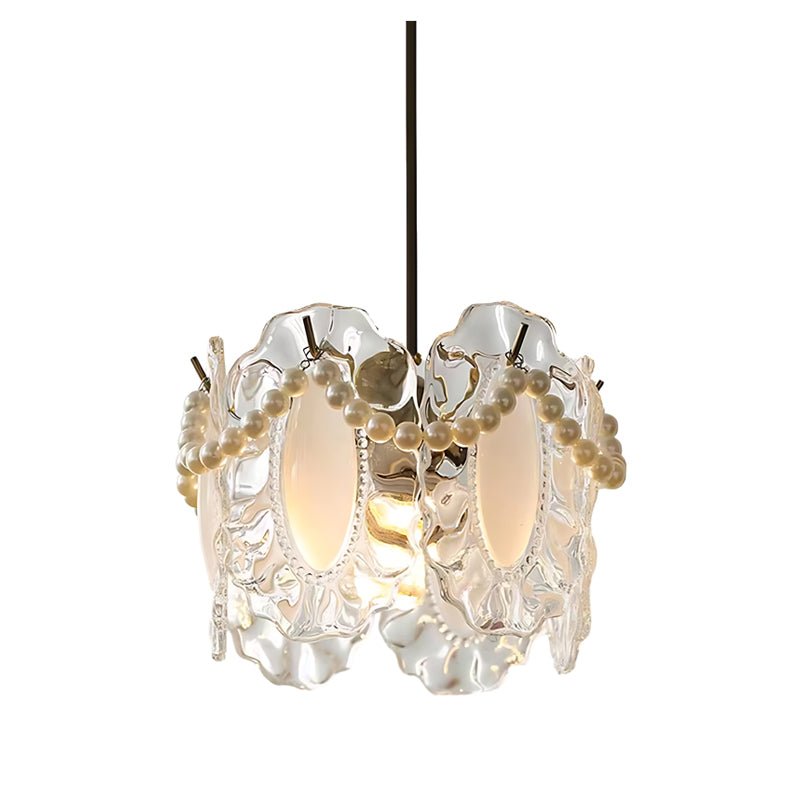 VERITY SEASIDE GLASS DOVE CHANDELIER
