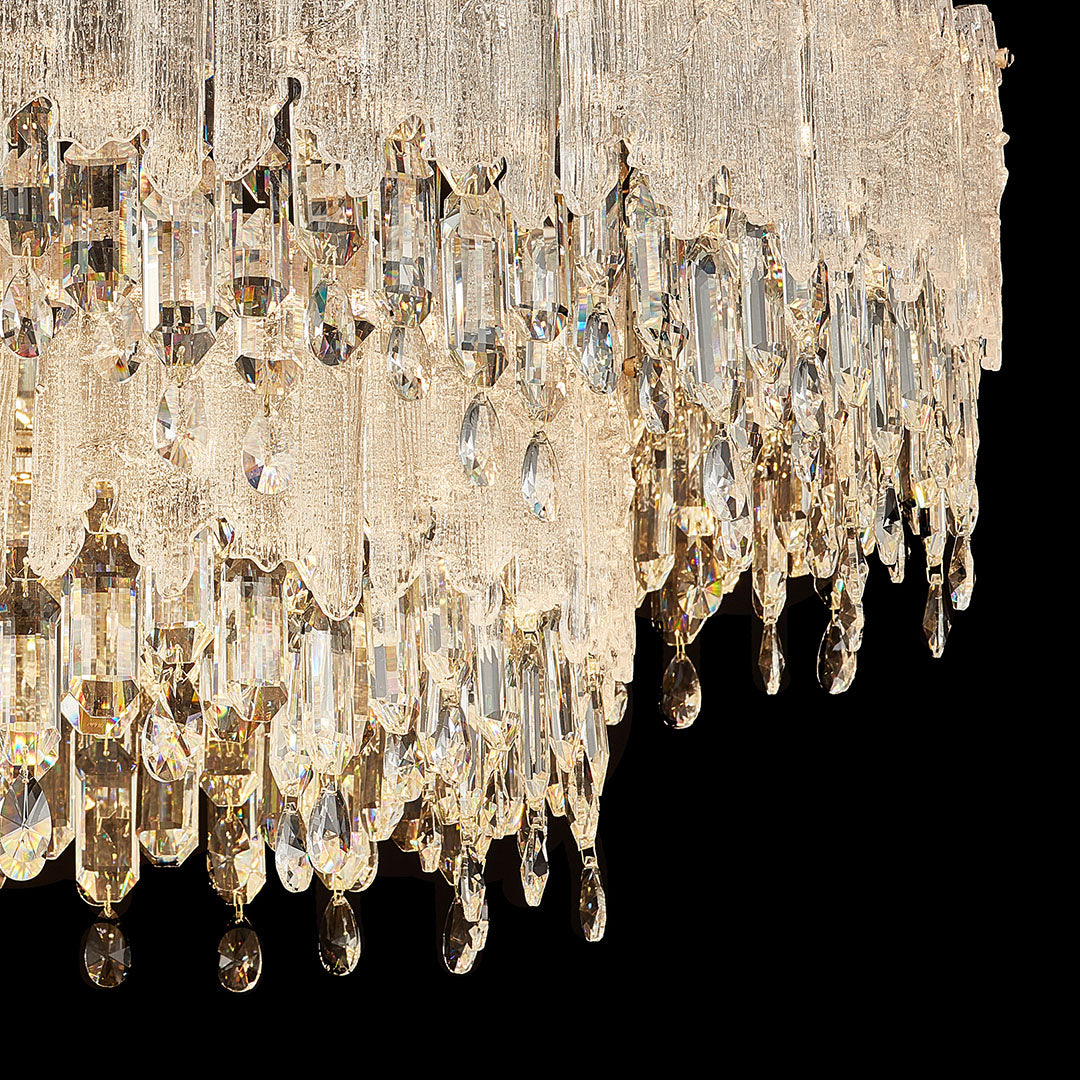 CHARLESTON CRYSTAL FRINGE CEILING LUMINAIRE