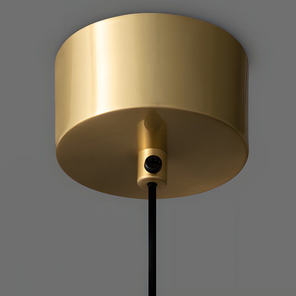 WINTHROP COPPER-CROWNED GLASS DOME PENDANT LIGHTING WITH TRIPLE DIMMING