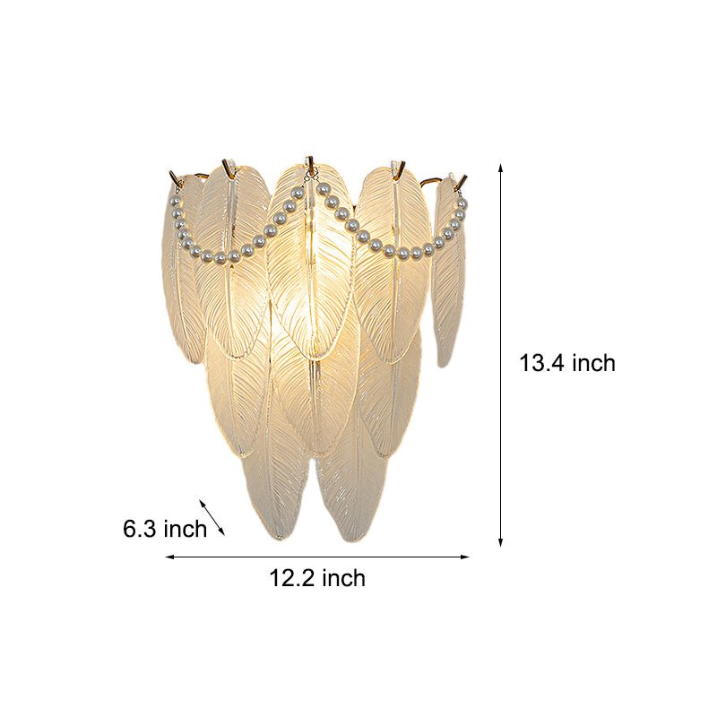 VIVIENNE CRYSTAL PETAL TRIFECTA WALL SCONCE