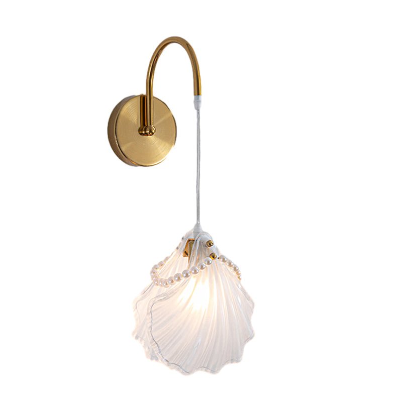 THISTLEDALE GLASS LEAF WALL LANTERN