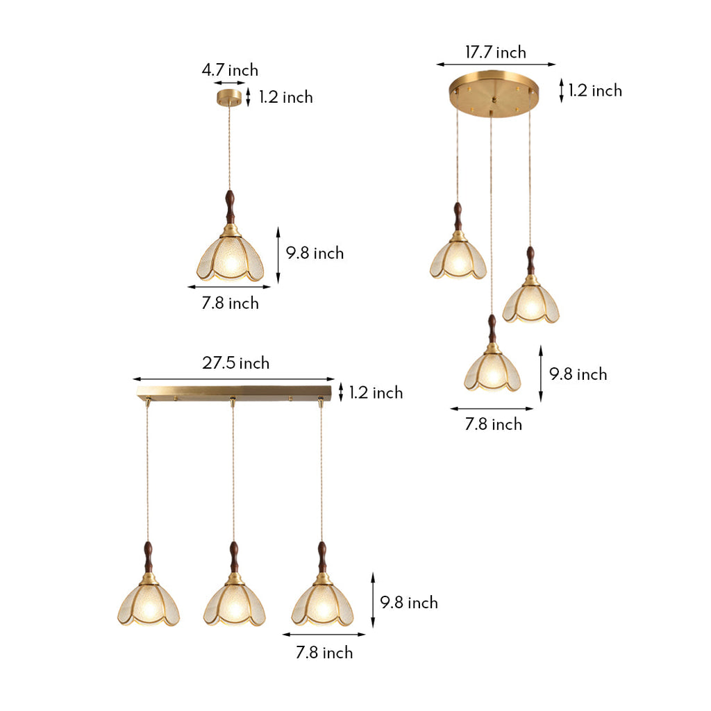 RIVERSTONE AURORA COPPER HANGING LANTERN