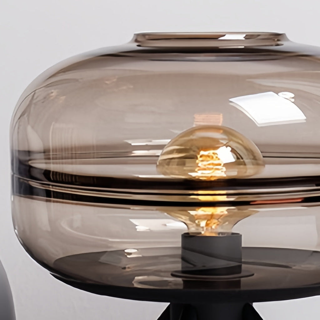 WINTERBOURNE GLAZED GLASS TRIPOD LAMP