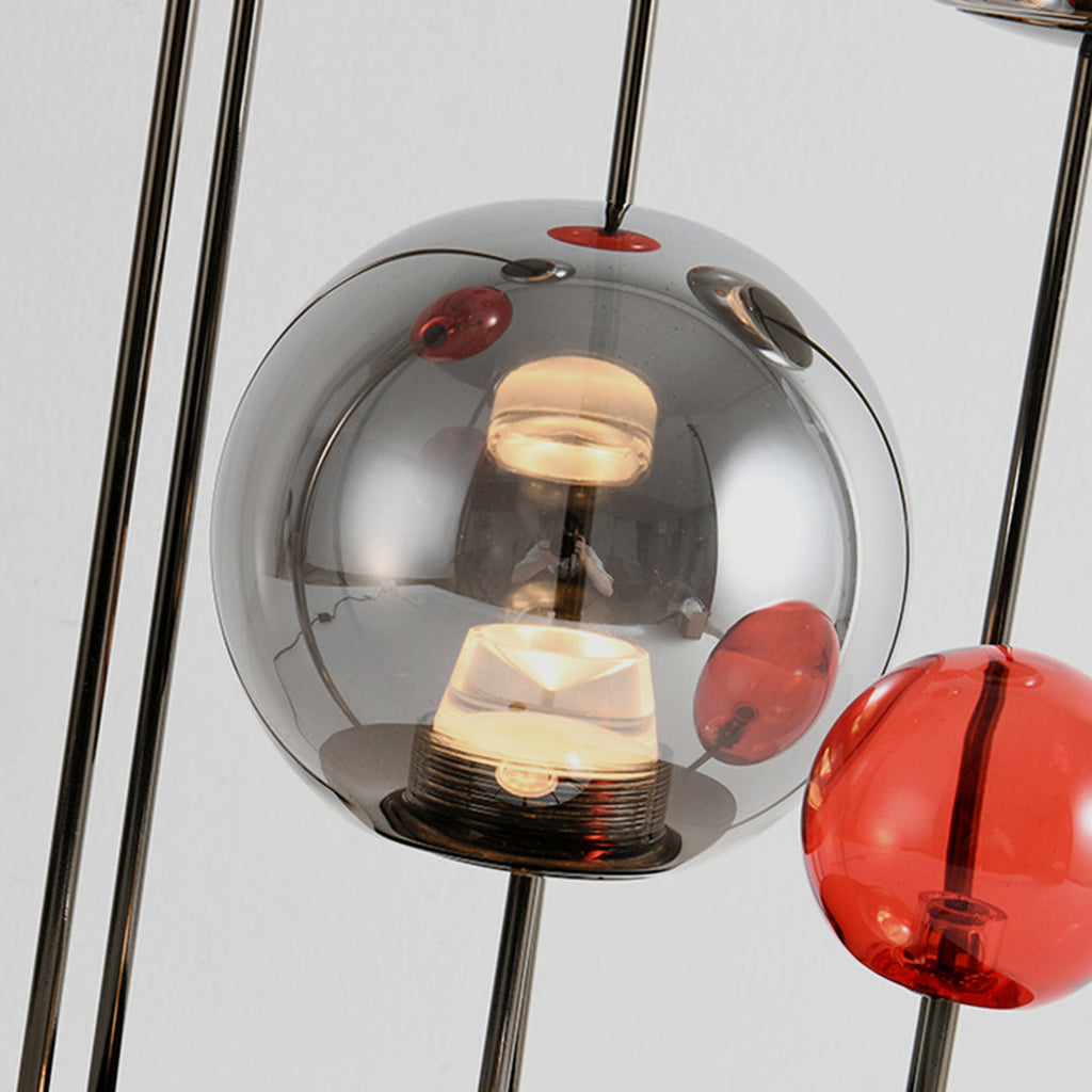 CHARLESTON HUE ORB LAMP WITH STAND