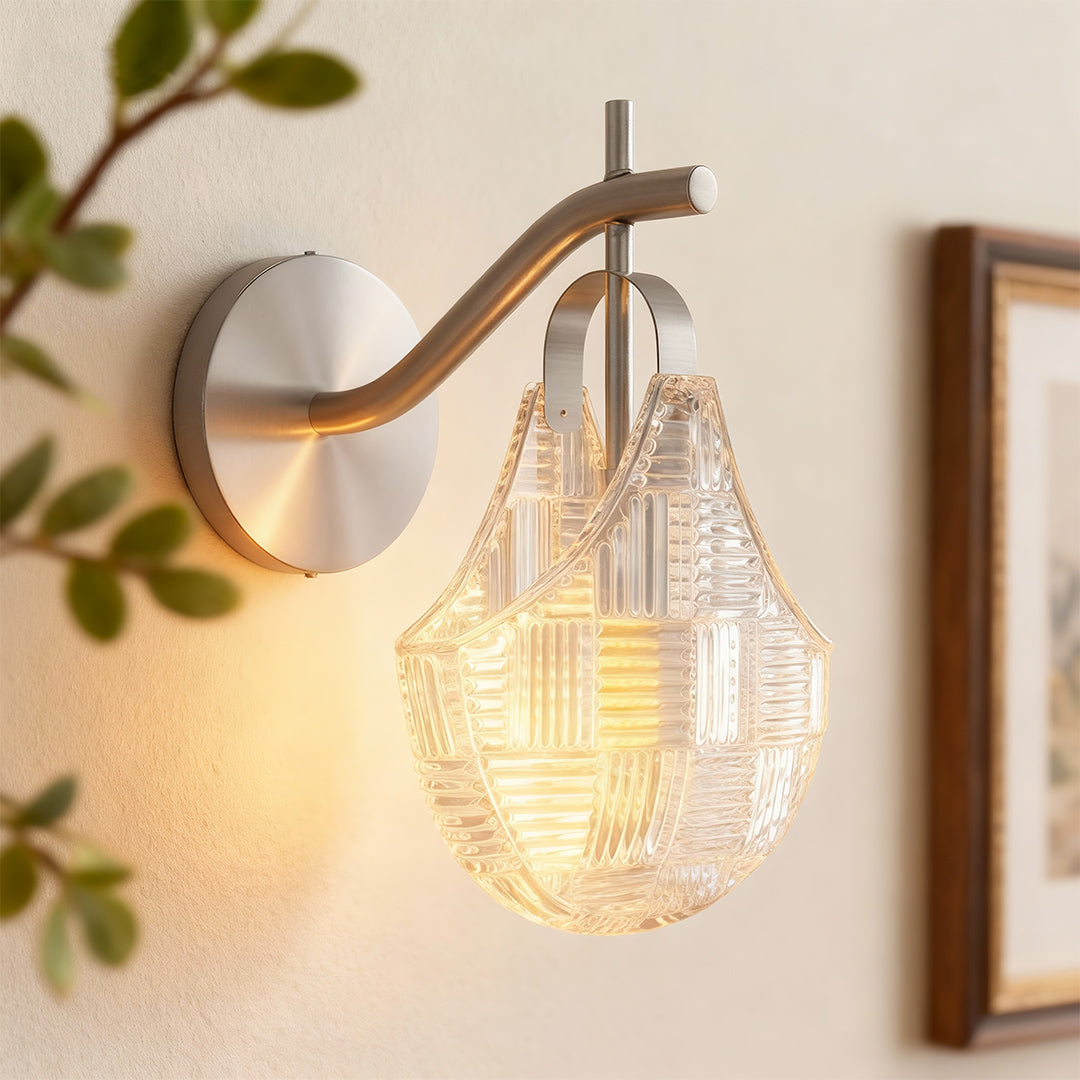 WINCHESTER CRYSTAL FLUSH MOUNT WALL LAMP