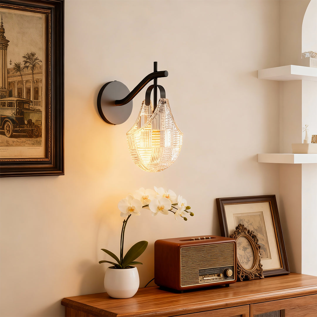 WINTHROP TRANSLUCENT GLASS WALL LANTERN