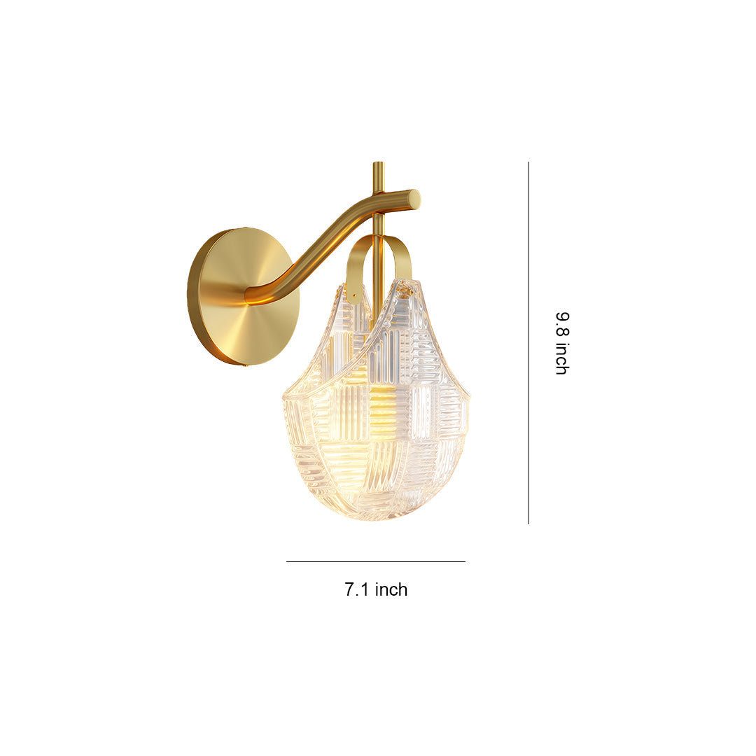 WINTHROP TRANSLUCENT GLASS WALL LANTERN
