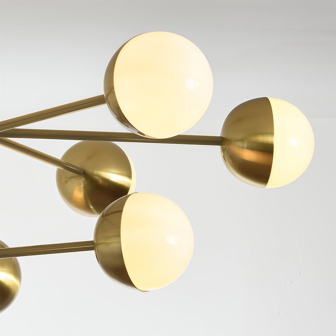 ALDERSON COPPER ORB CEILING LANTERN