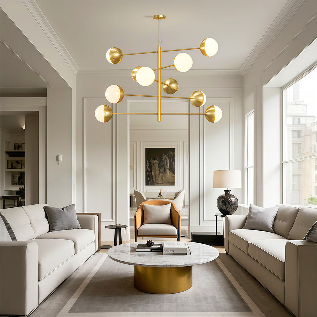 ALDERSON COPPER ORB CEILING LANTERN