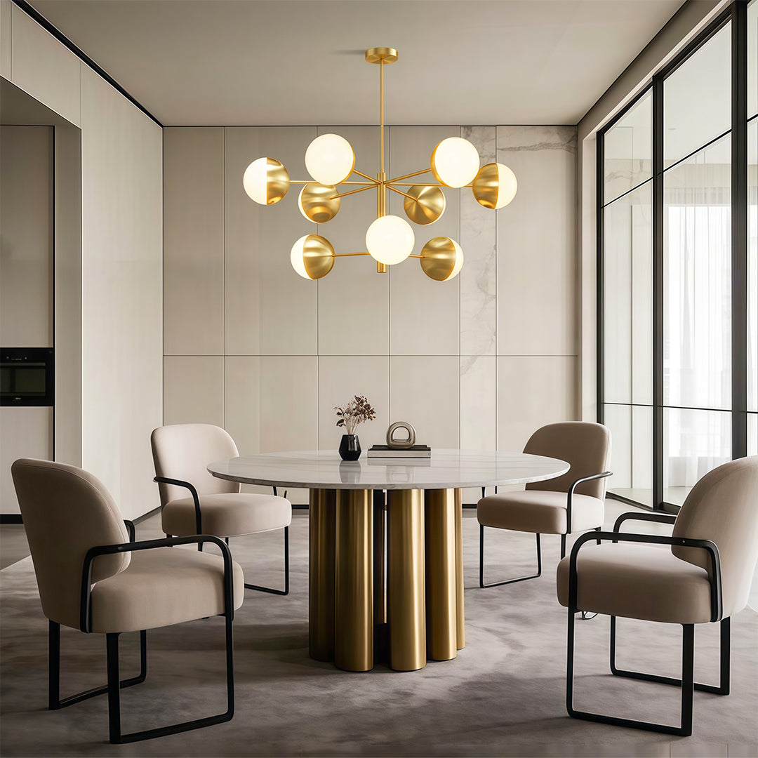 ALDERSON COPPER ORB CEILING LANTERN