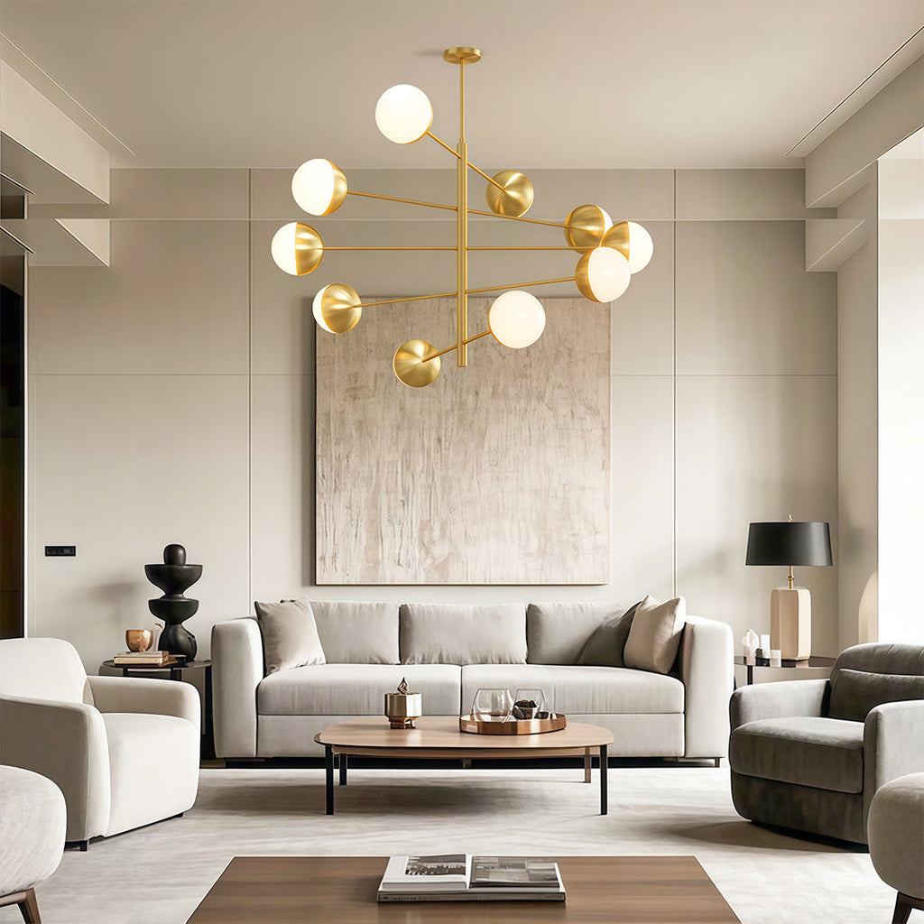 ALDERSON COPPER ORB CEILING LANTERN