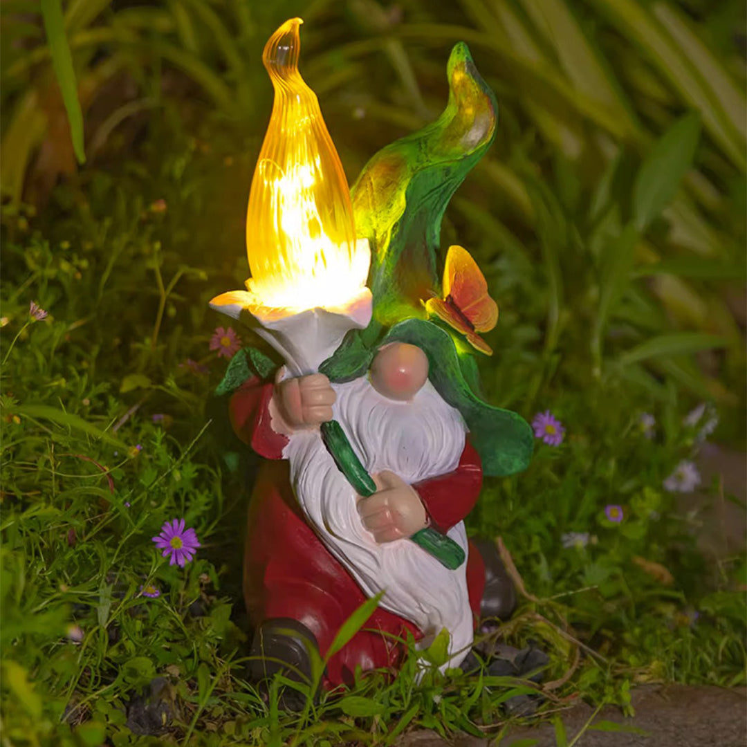 1. **PENROSE ENCHANTED GNOME LANTERNS**  
   Whimsical garden illuminators crafted from durable resin, featuring charming gnome designs that bring a touch of magic to your outdoor space.

2. **CAVENDISH RADIANT GNOME LIGHTS**  
   Delightful garden accent