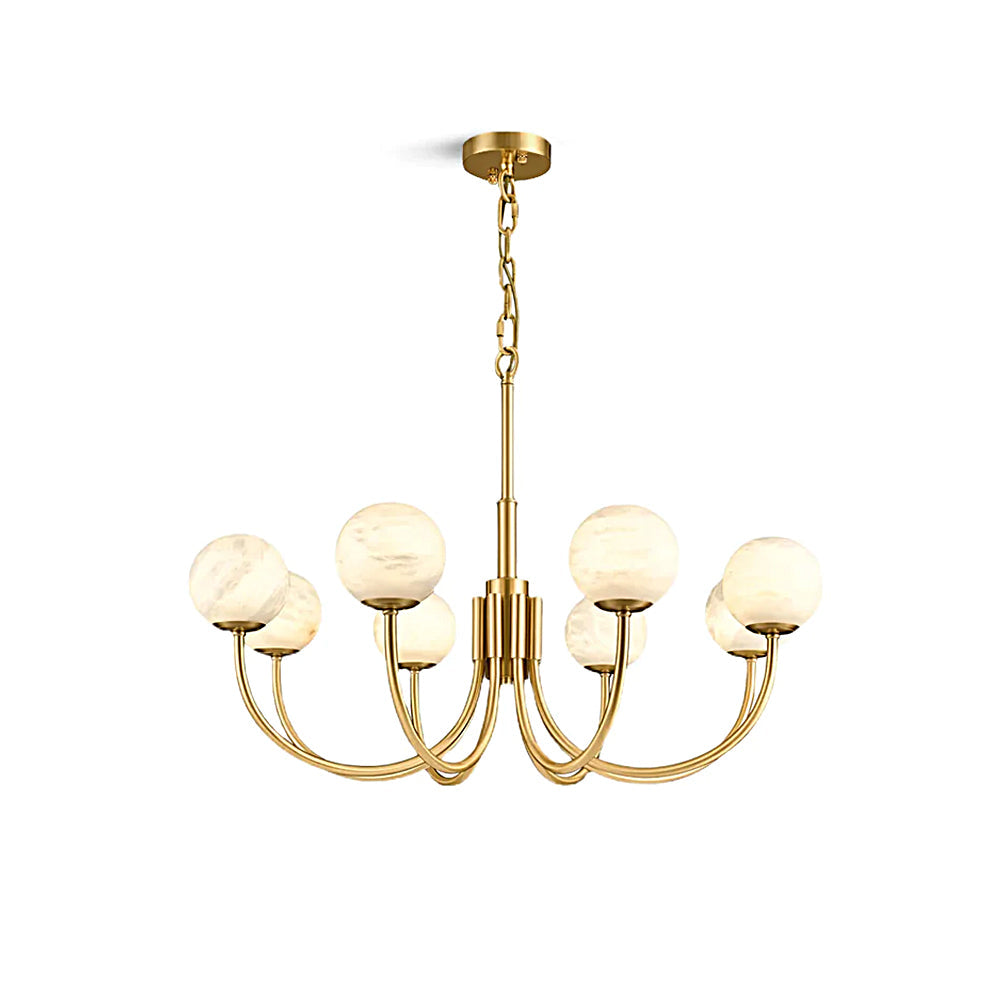 WINDSOR ALABASTER ORB LUMINAIRE