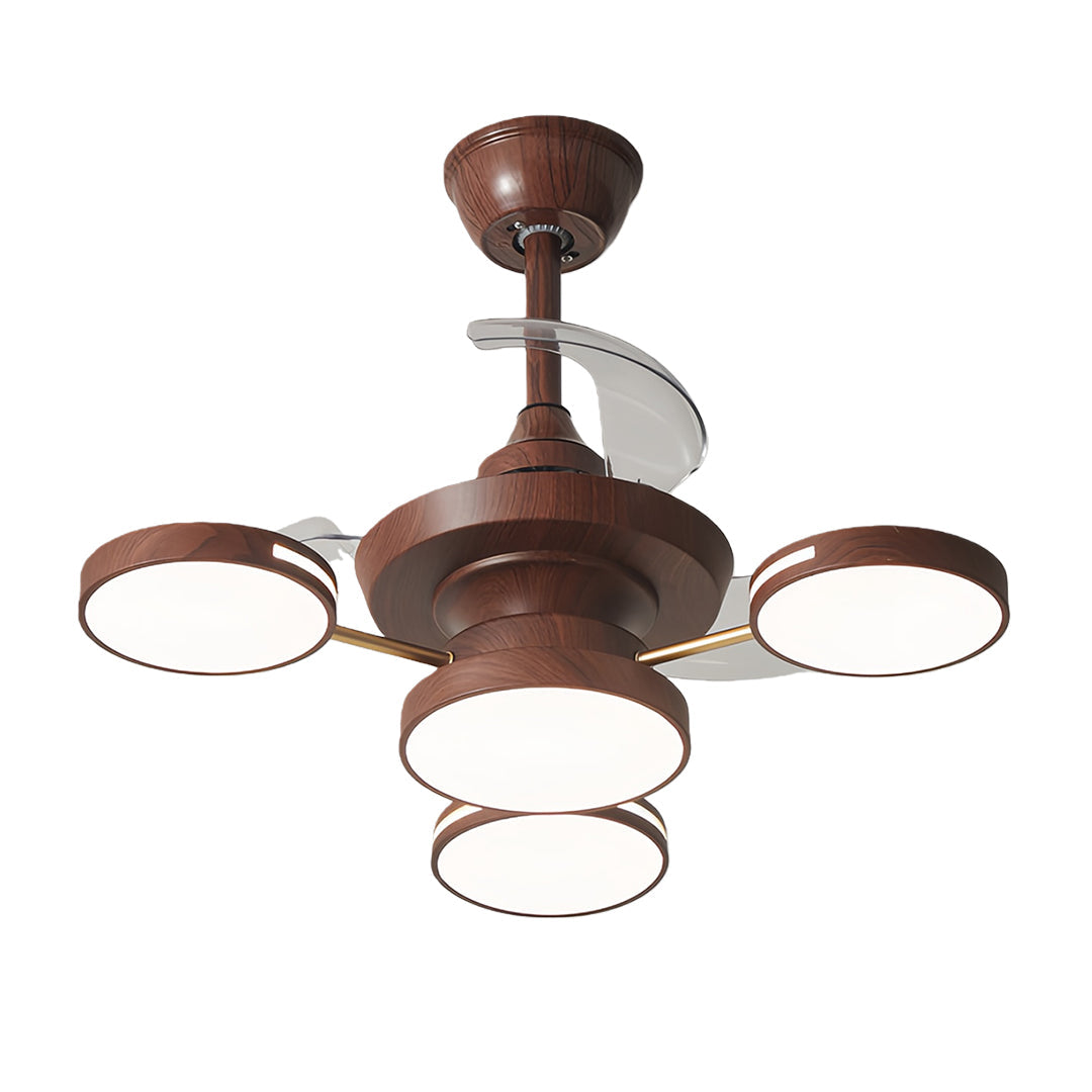 VIVIENNE FRENCH IRON TRIO LIGHT CEILING FAN