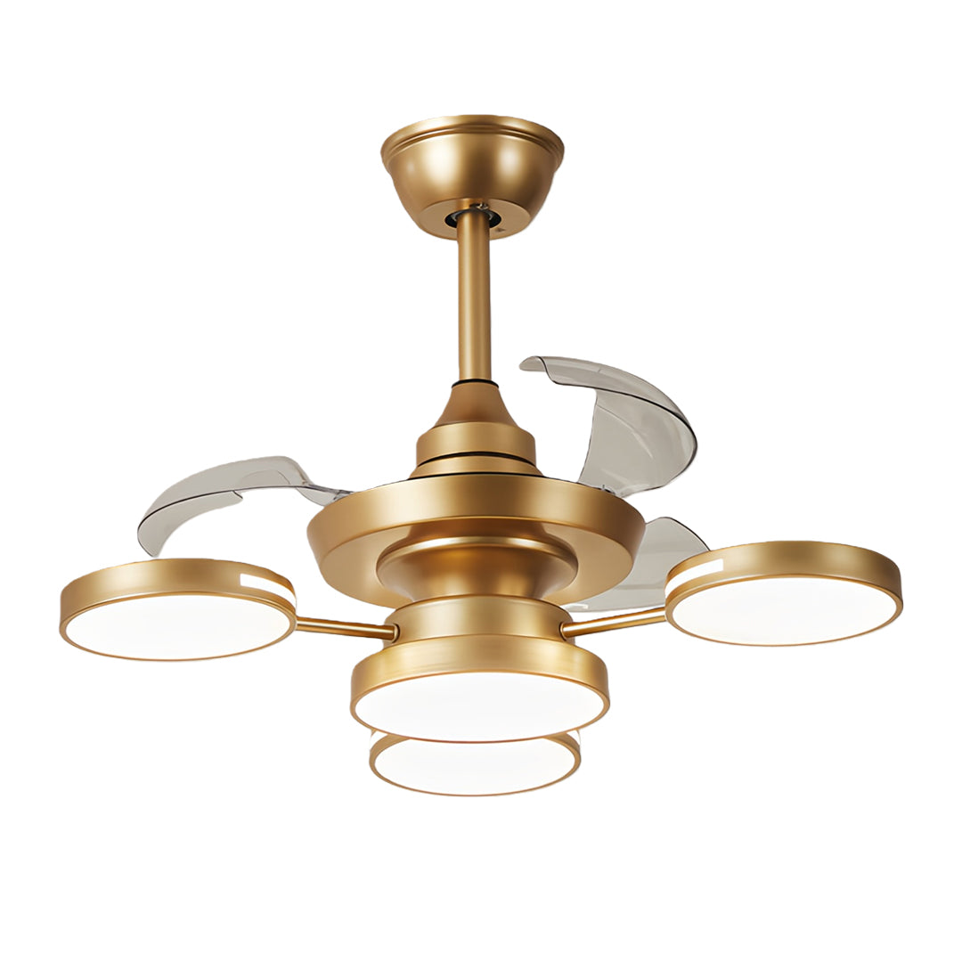 VIVIENNE FRENCH IRON TRIO LIGHT CEILING FAN