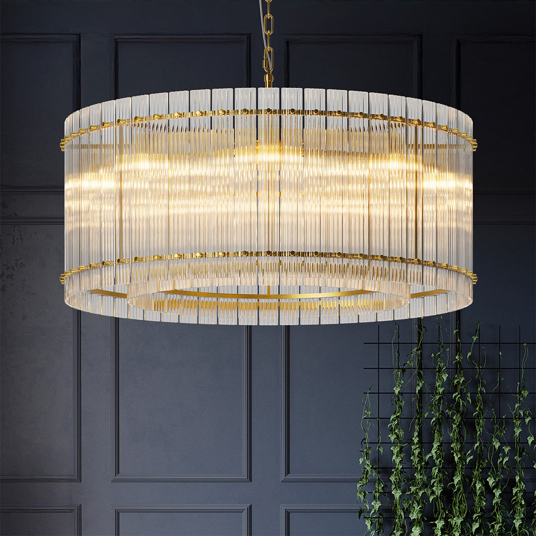 WINDSOR GLASS DOME IRON CEILING LANTERN