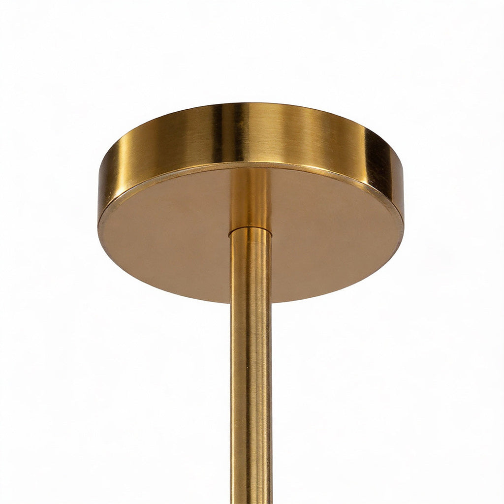 FARNWORTH ARTISANAL GOLDEN GEOMETRIC CEILING LANTERN