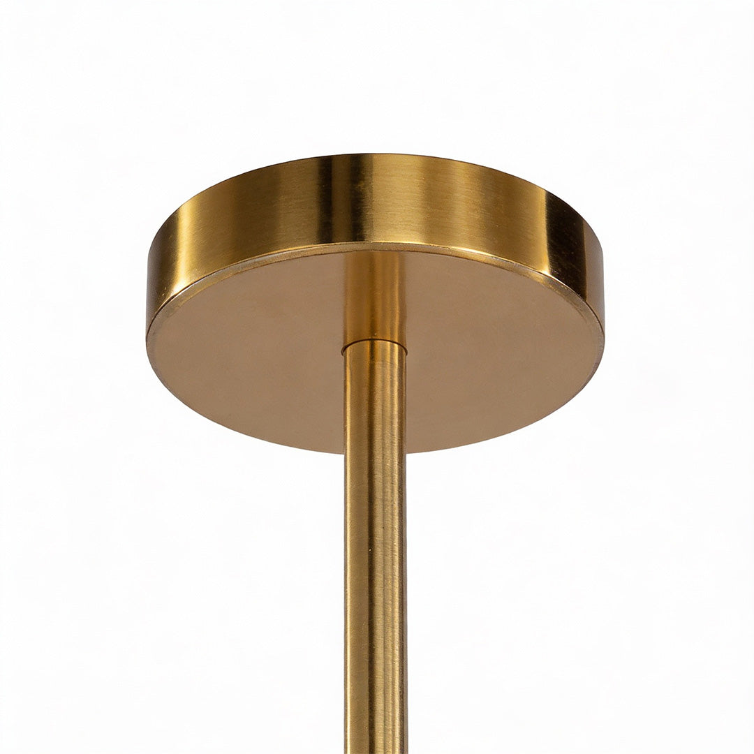 FARNWORTH ARTISANAL GOLDEN GEOMETRIC CEILING LANTERN