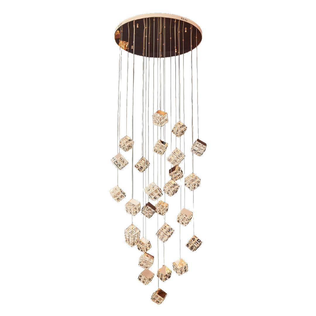 VANDERBILT CRYSTAL ASCENT CHANDELIER