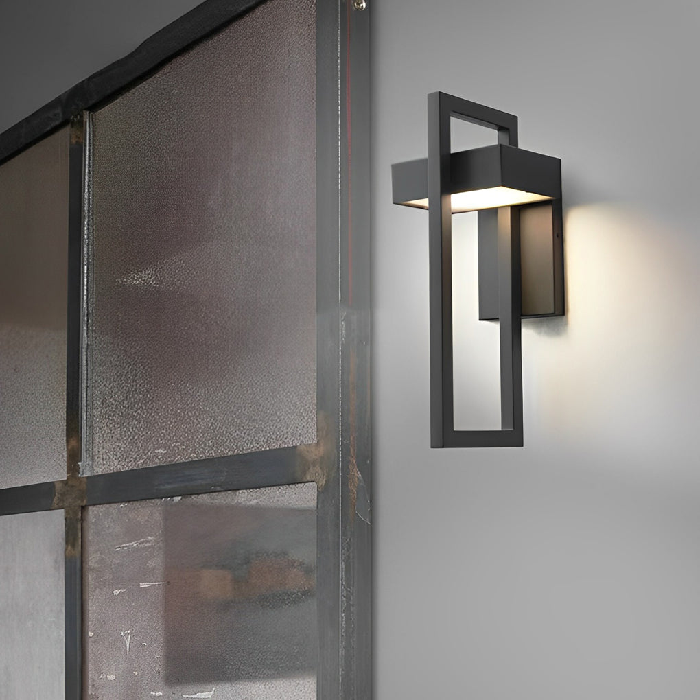 RAVENHALL MODERN RECTANGULAR OUTDOOR LED WALL LIGHT