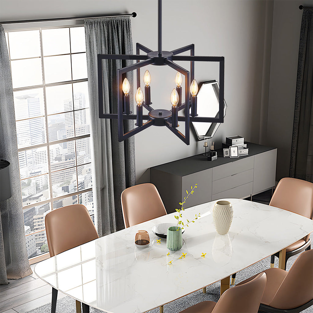 WINTHROP INDUSTRIAL MULTI-ARM CEILING LANTERN