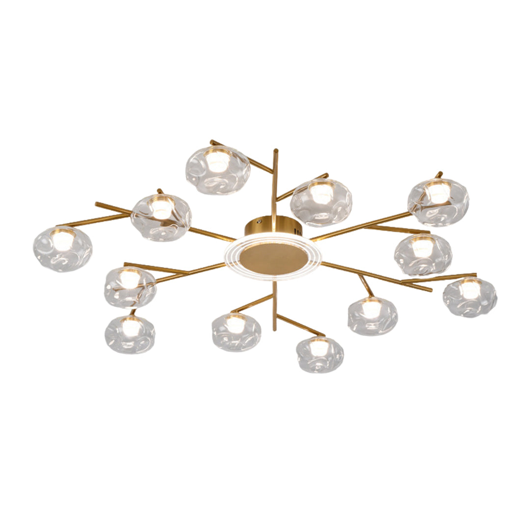 WINDSOR BRANCHED CIRCULAR FLUSH MOUNT LIGHT