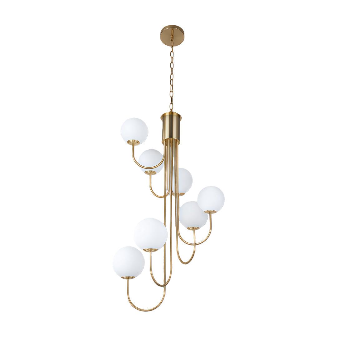 WINDSOR SPIRAL ORB CEILING LUMINAIRE