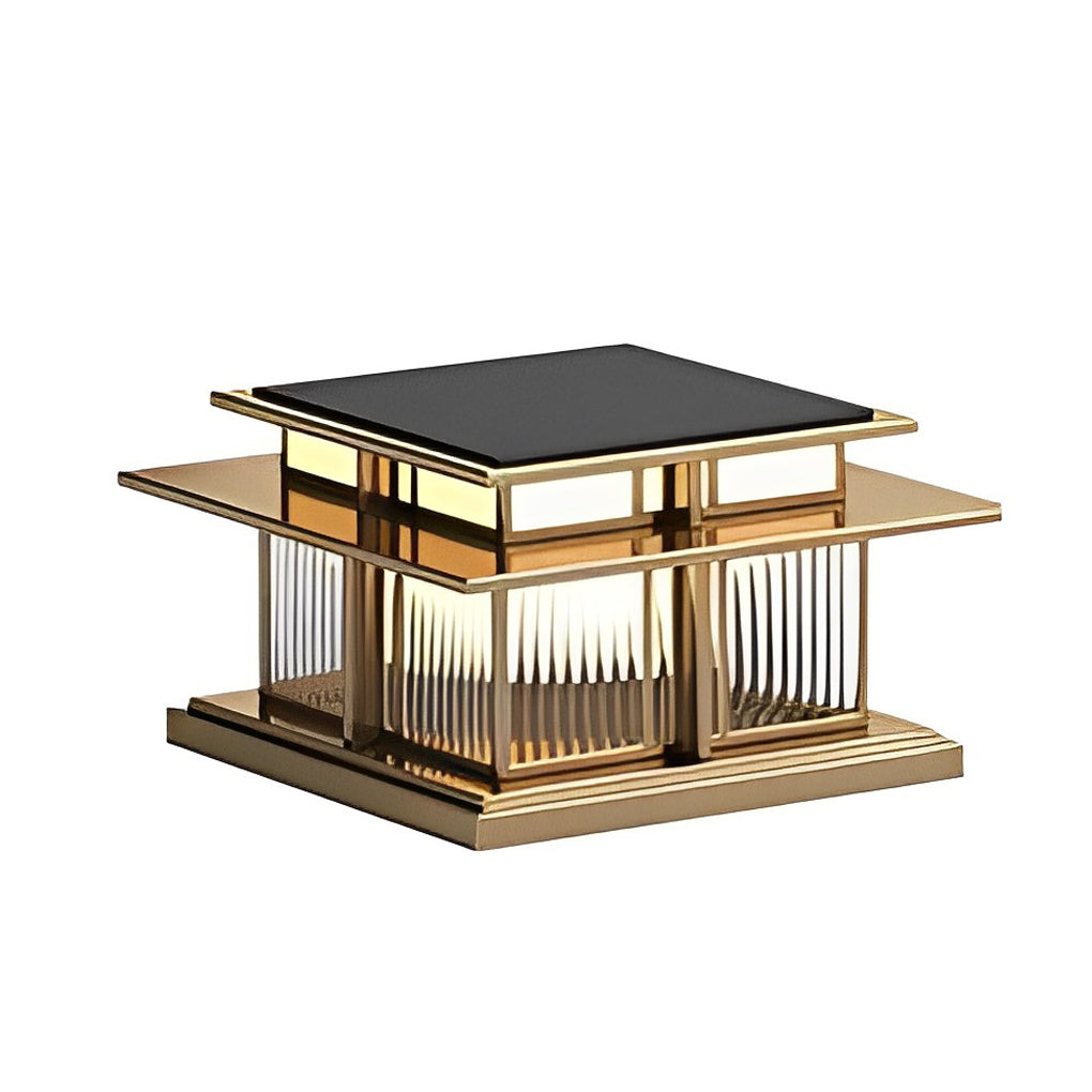 WINTHORPE OUTDOOR LED PILLAR LANTERN WITH WEATHERPROOF DESIGN
