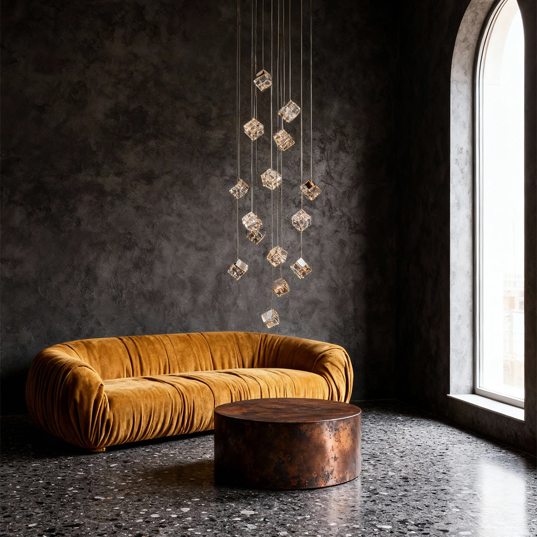 VANDERBILT CRYSTAL ASCENT CHANDELIER