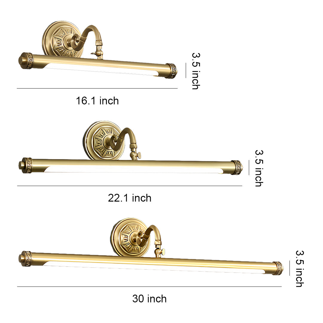 WINDSOR GLEAM COPPER MIRROR WALL SCONCE