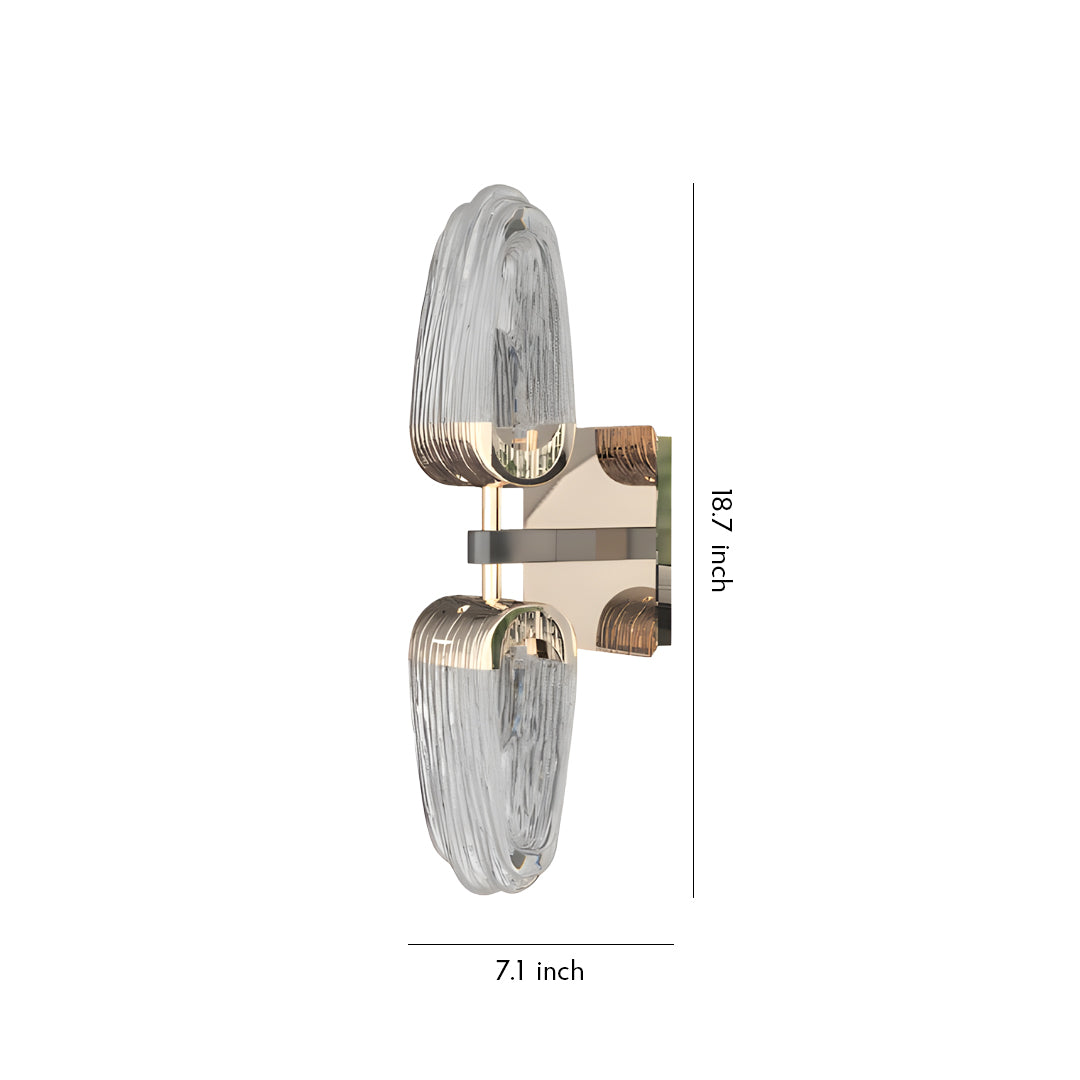 FENWICK GOLDEN ACRYLIC FLUSH MOUNT LUMINAIRE