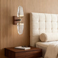 FENWICK GOLDEN ACRYLIC FLUSH MOUNT LUMINAIRE
