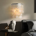 WINDSOR CAPIZ SHELL GLOWING WALL LANTERN