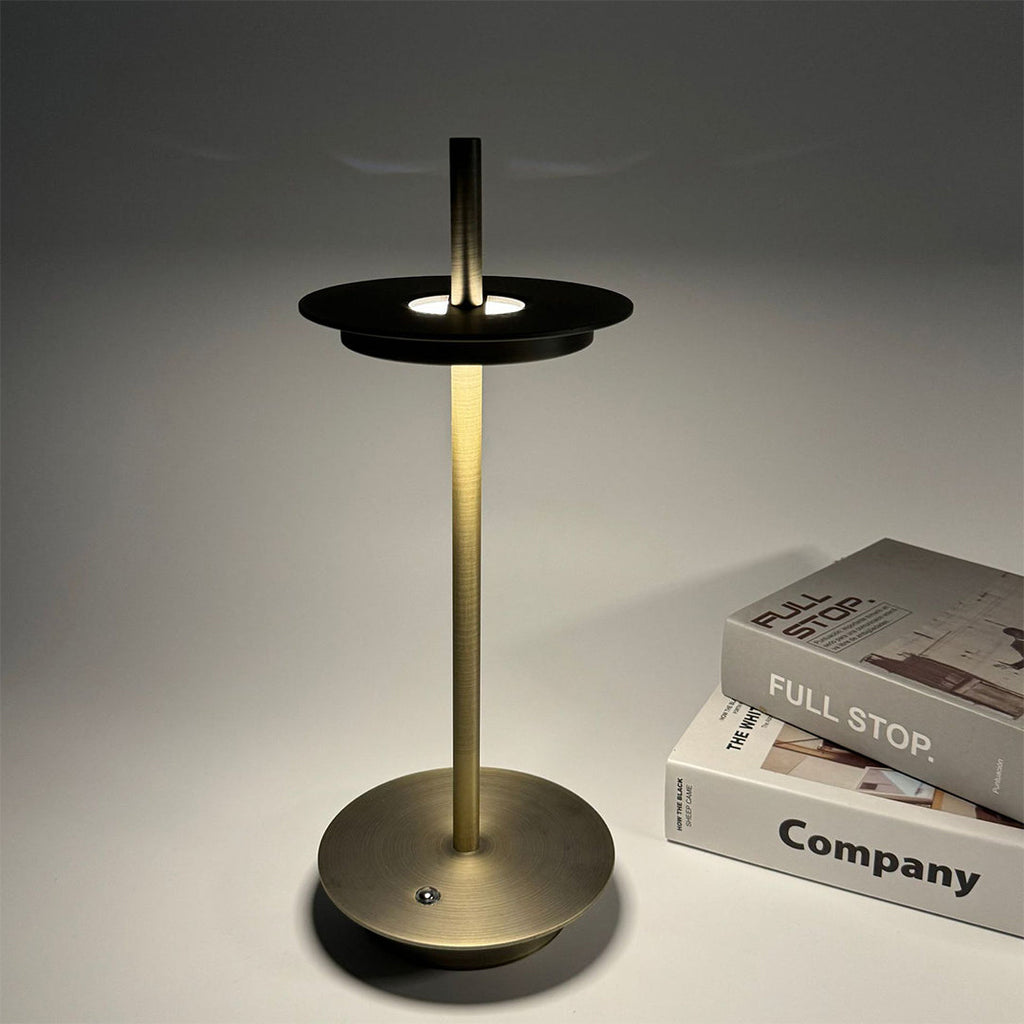FENWICK PORTABLE METAL BUFFET LAMP WITH DIMMABLE FUNCTION