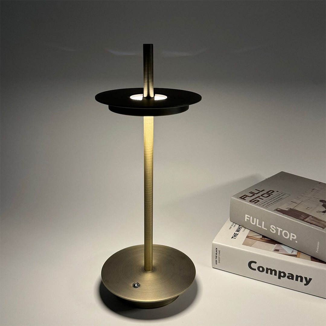 FENWICK PORTABLE METAL BUFFET LAMP WITH DIMMABLE FUNCTION