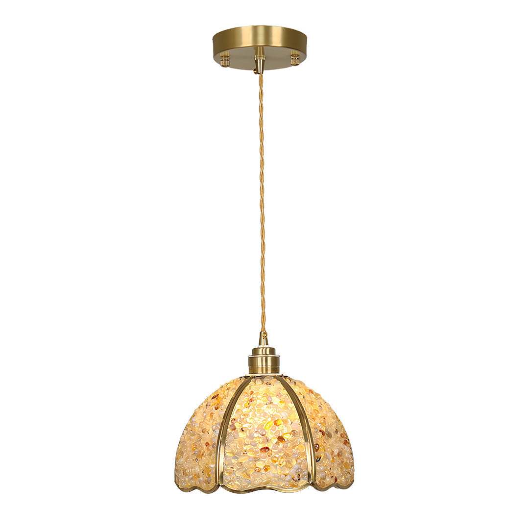 WINDSOR CRYSTAL DROPLET CEILING LANTERN