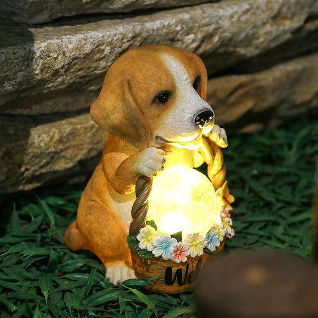 1. "PENROSE FABLES GLOWING FAUNA LANTERNS"  
   - Enchant your garden with whimsical animal-shaped lanterns that illuminate your outdoor space with solar-powered charm.

2. "HASTINGS MENAGERIE SOLAR ILLUMINATION ORBS"  
   - Transform your garden into a m