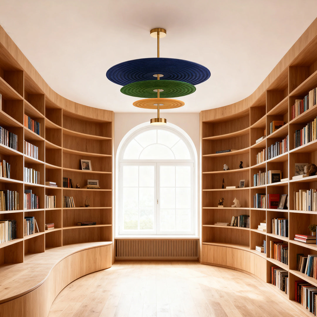 CHATHAM TRIO SOUND-ABSORBING FELT CHANDELIER