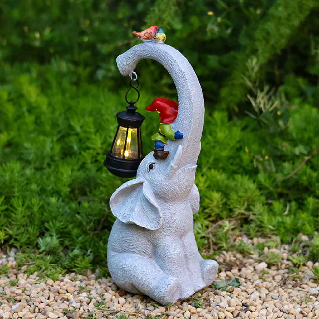 1. **WILLOUGHBY SOLAR MENAGERIE GARDEN ORBS**  
   Illuminated resin animal figures that bring whimsical charm to your outdoor space, powered by solar energy.

2. **PENROSE RADIANT FAUNA GLOWLIGHTS**  
   Unique resin sculptures of garden creatures that e