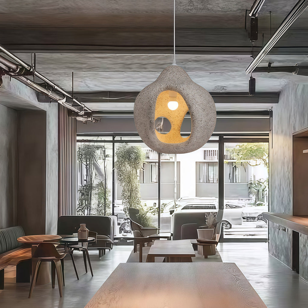 BEAUMONT RUSTIC TEXTURED PENDANT LAMP
