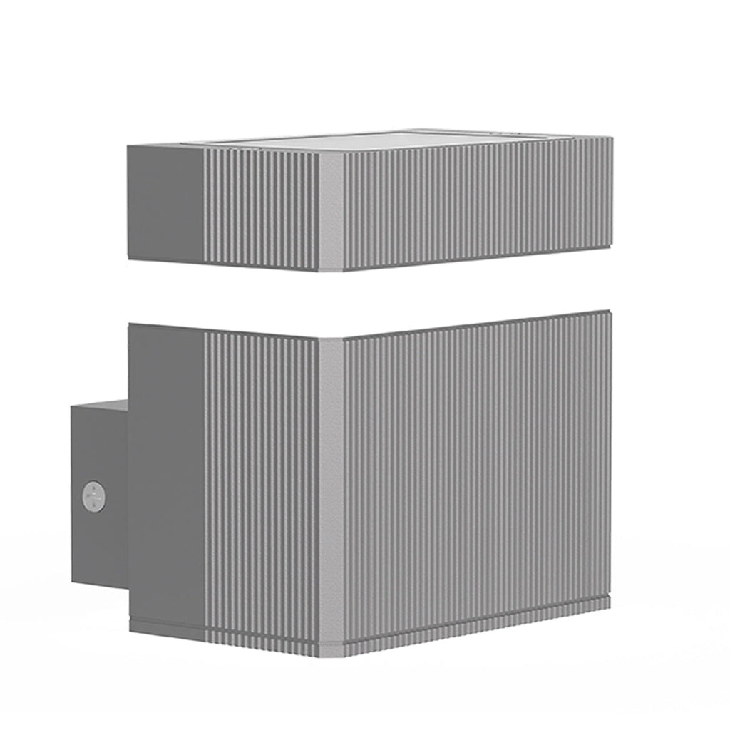 WINTHORPE CAST ALUMINUM OUTDOOR WALL LANTERN - MODERN INDUSTRIAL DESIGN WITH IP65 RATING FOR FACADES