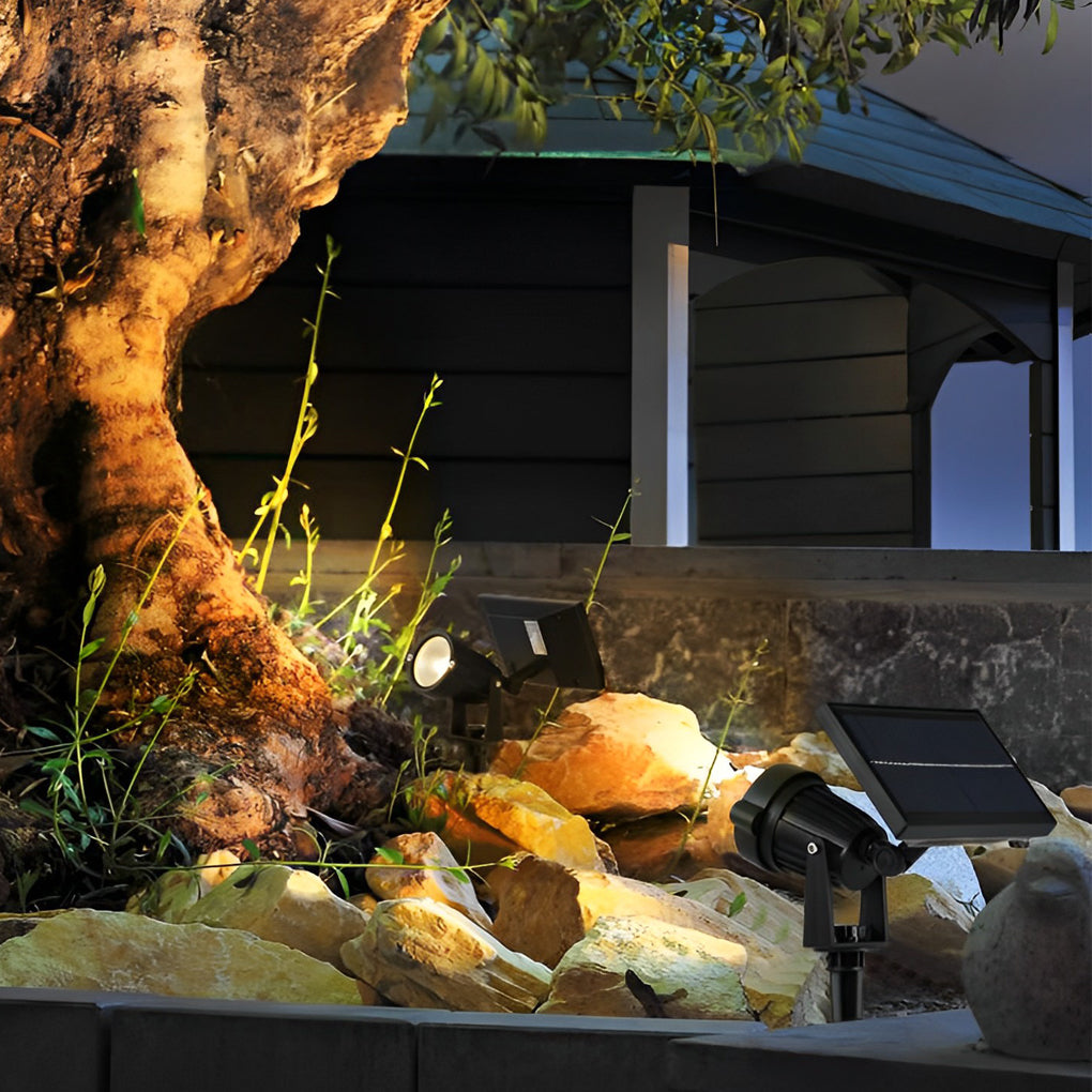 RAVENSHIRE SOLAR GROUND SPOTLIGHT WITH ADJUSTABLE RGB LED