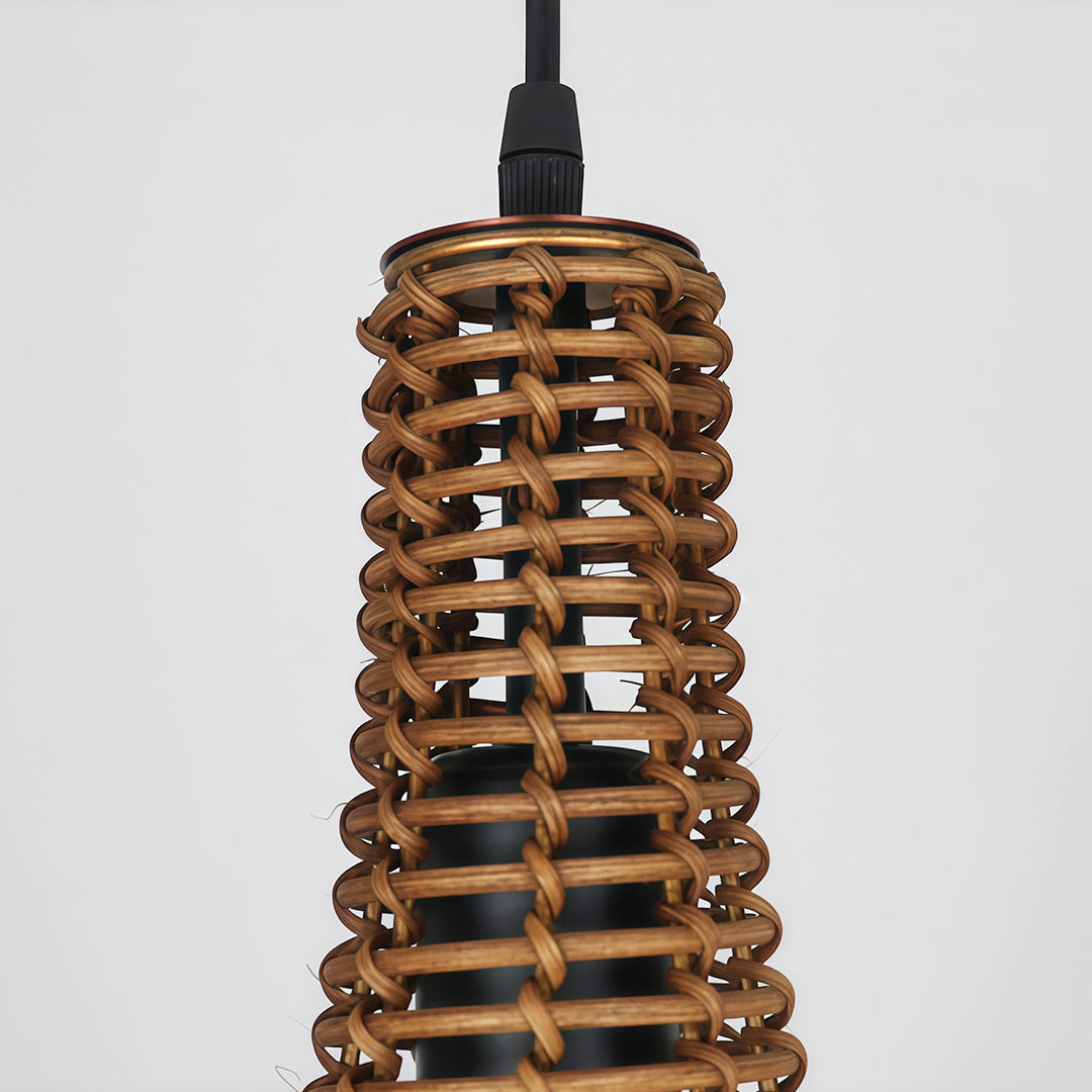 WINTHORPE WOVEN RATTAN CEILING LANTERN