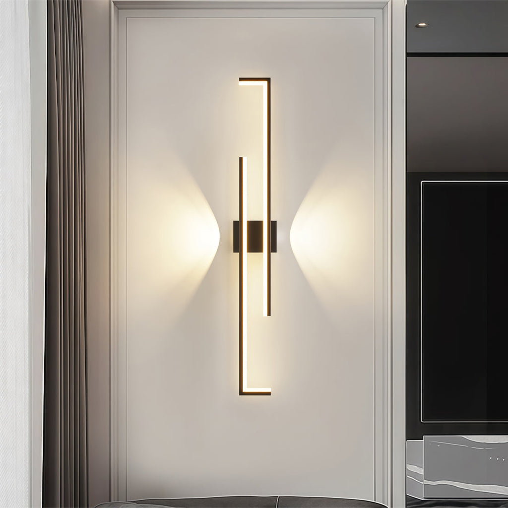 WINTHROP SLIM IRON LED WALL LANTERN