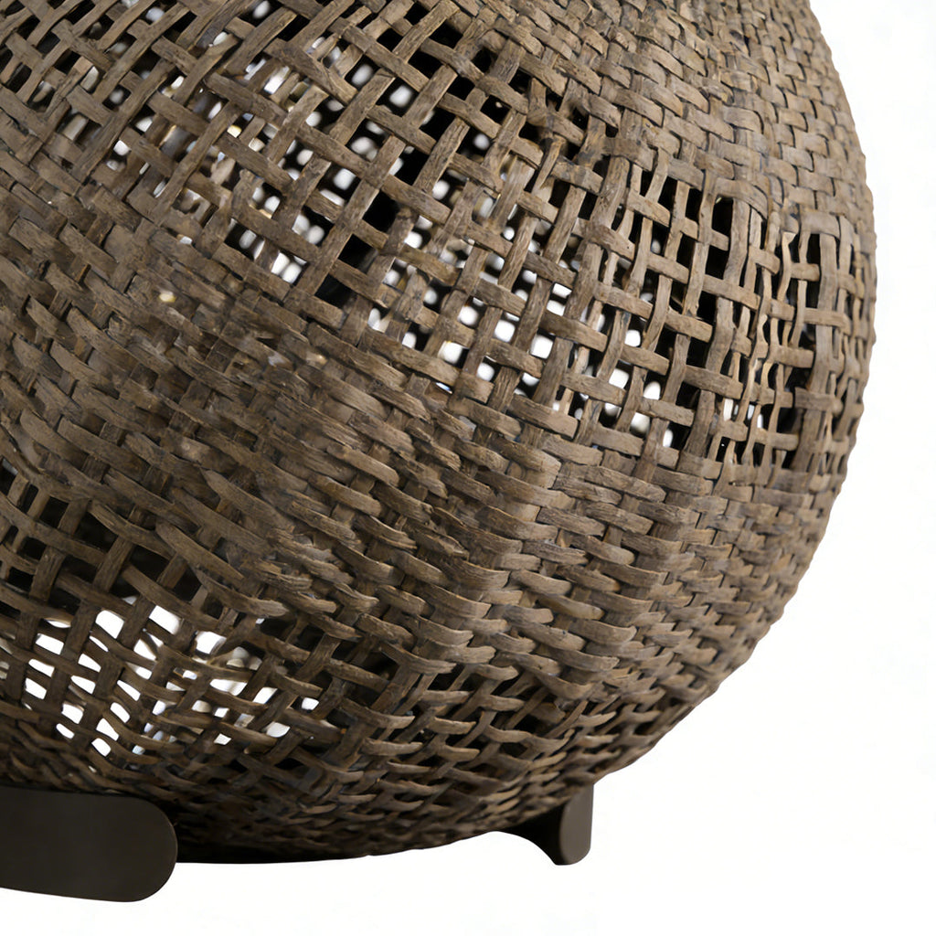 RAVENHURST WOVEN GLOBE OUTDOOR LANTERN