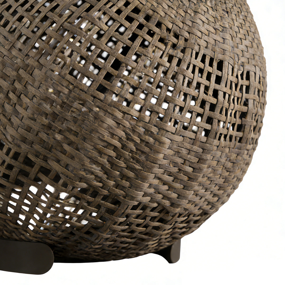 RAVENHURST WOVEN GLOBE OUTDOOR LANTERN