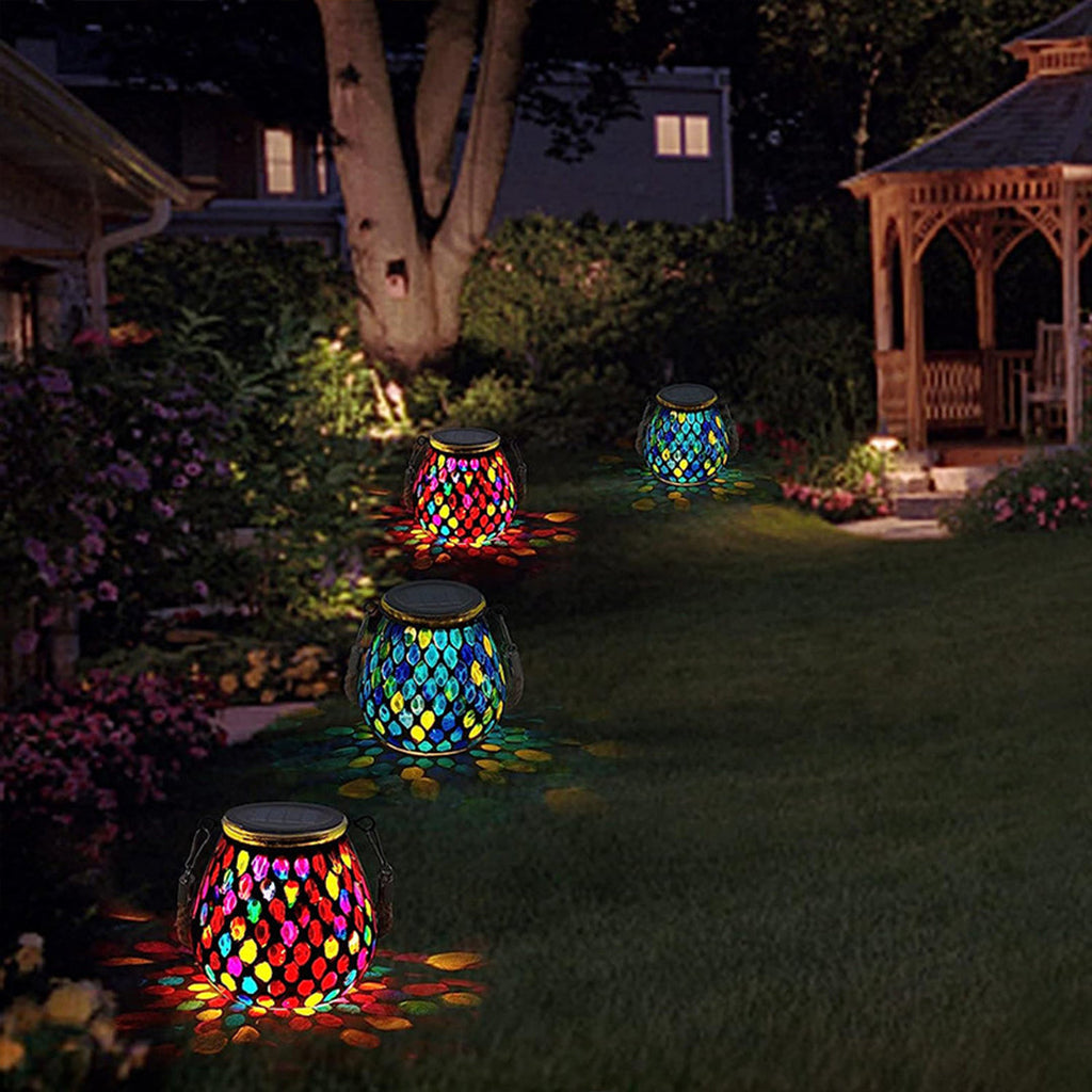 RAVENSCROFT SOLAR-MOSAIC GARDEN ILLUMINATOR