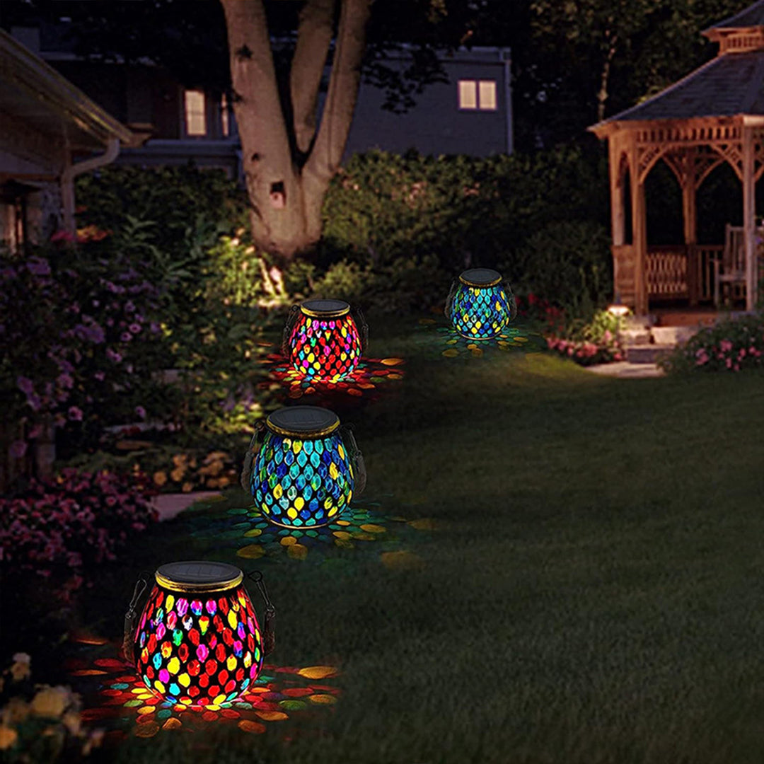 RAVENSCROFT SOLAR-MOSAIC GARDEN ILLUMINATOR