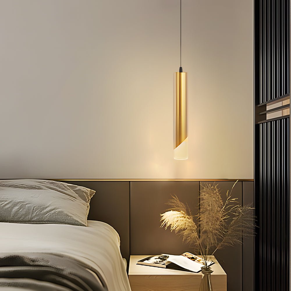 WINDSOR GOLDEN TAPERED TRIO LED PENDANT LIGHTS