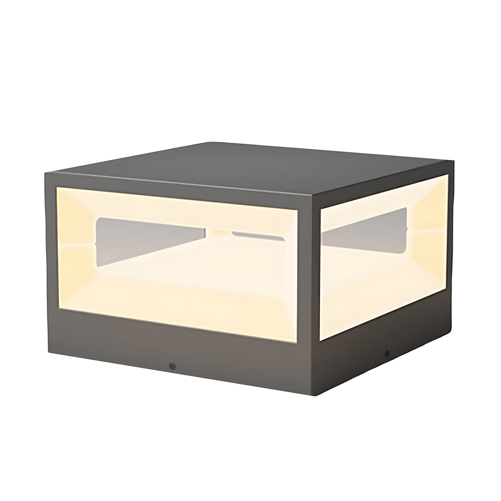 CHESTERFIELD SOLAR-POWERED HOLLOW SQUARE FENCE POST ILLUMINATOR